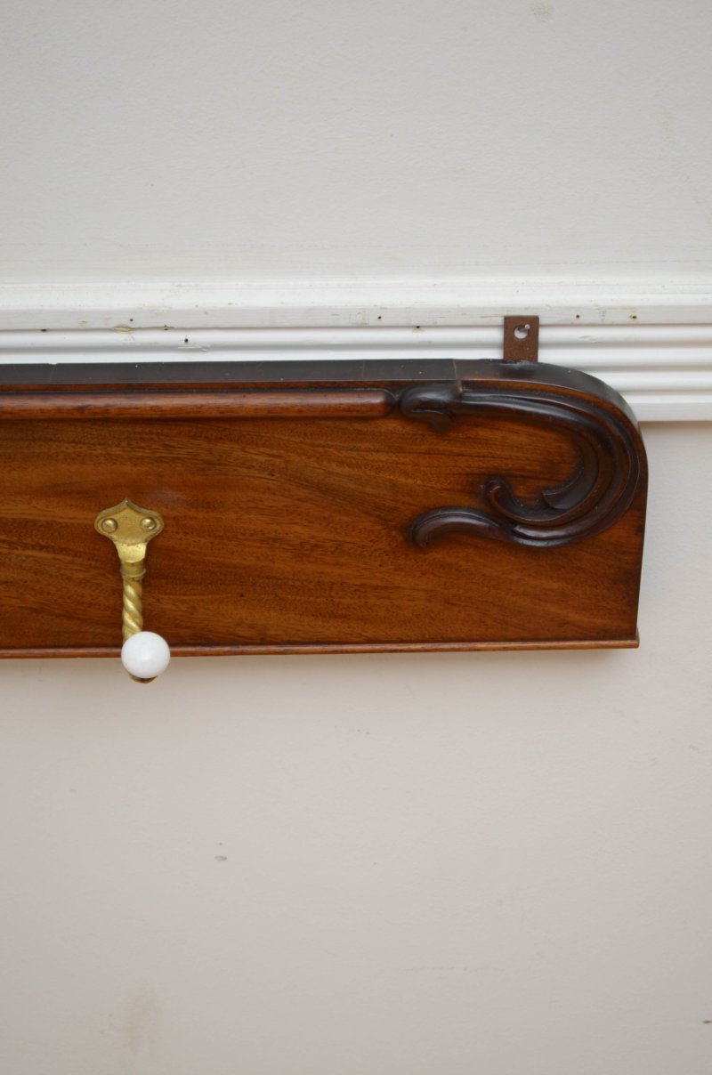 English Antique Coat Hooks Coat Rack - Image 9